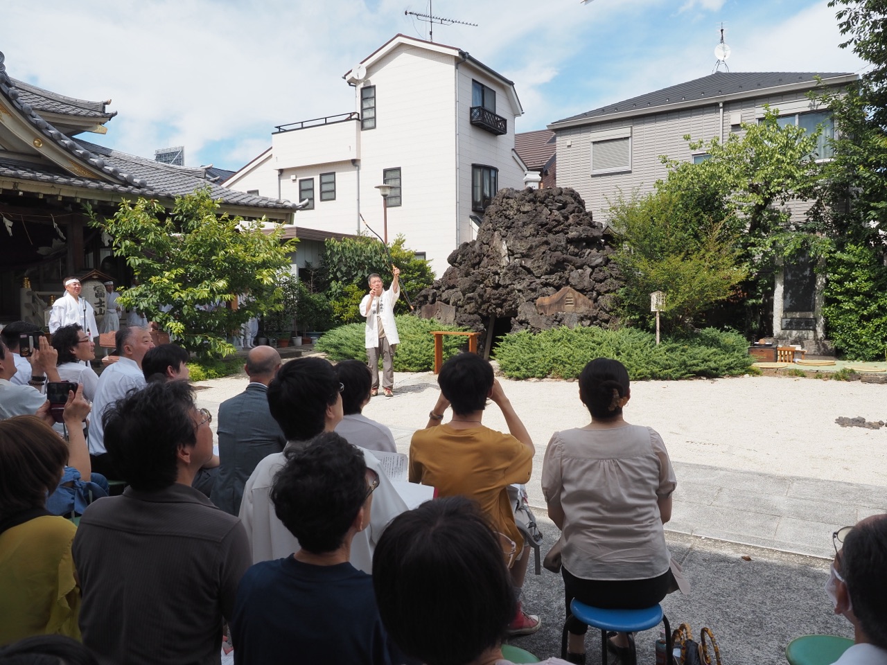 神道扶桑教 富士講祭り