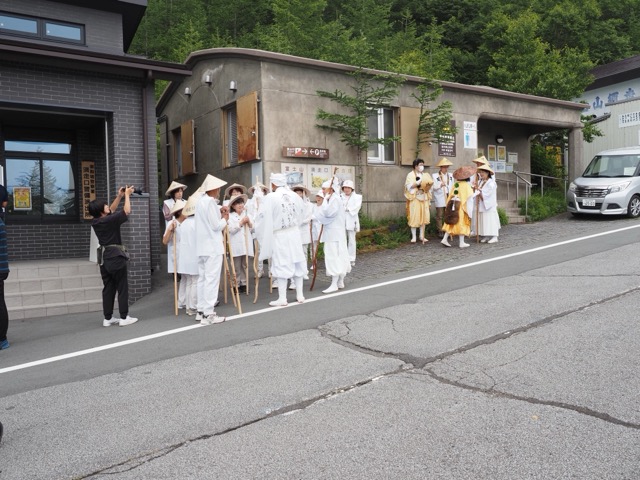 須走口登山道 開山式