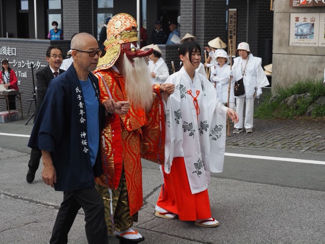 須走口登山道 開山式