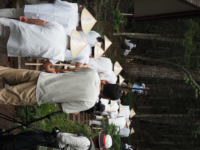 須走口登山道 開山式